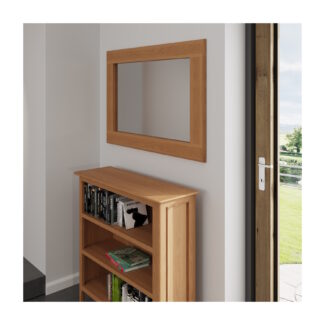 Alton Oak Small Wall Mirror