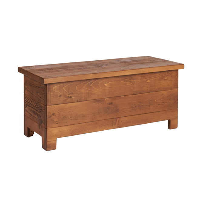 Pine and Oak Rustic Plank 3Ft6inches  Blanket Box