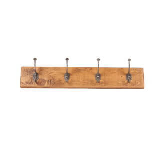 Rustic Plank 4 Hook Coat Rack