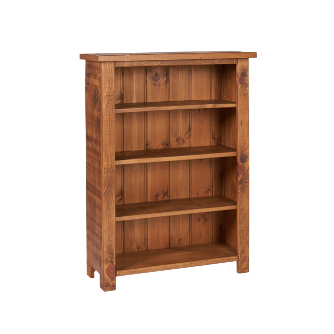Rustic Plank 4Ftx 3Ft Adjustable Bookcase 
