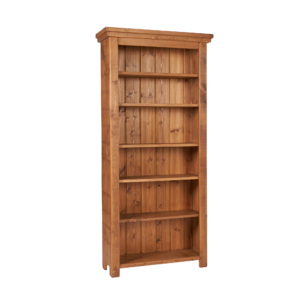 Rustic Plank 6Ft6inches x 3Ft Adjustable Bookcase