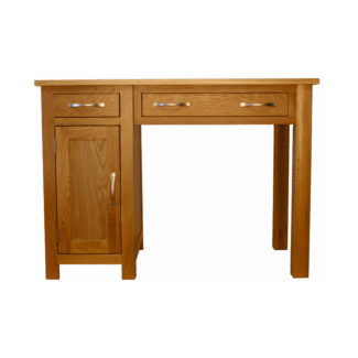Pine and Oak Classic Oak Single Pedestal Desk