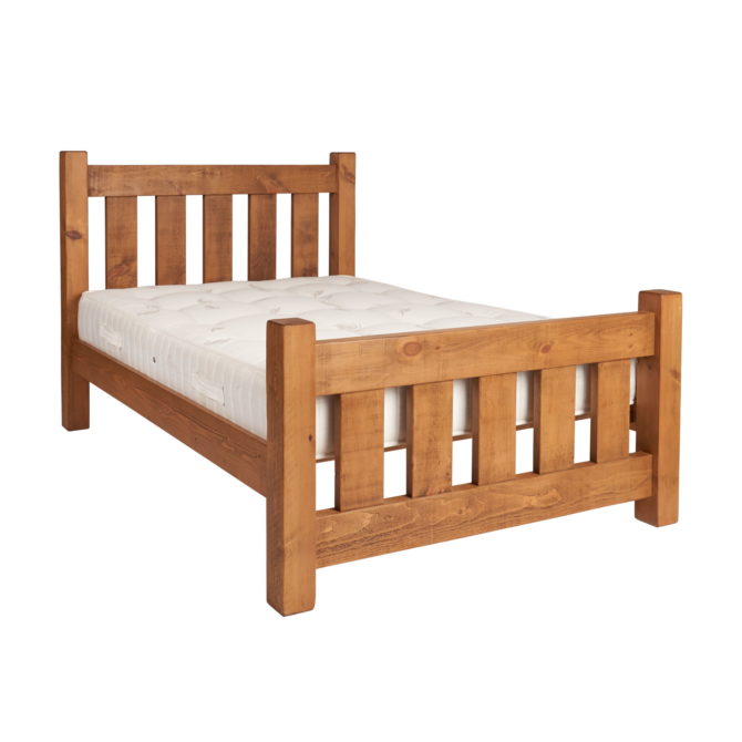 Rustic Plank 6' Kennet Bed 