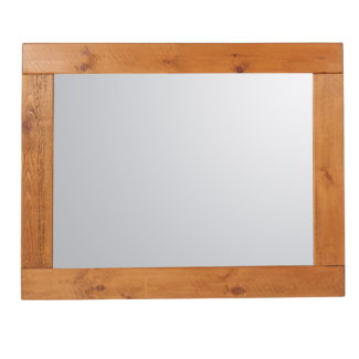 Rustic Plank Mirror, 48inches x 36inches  Glass Size