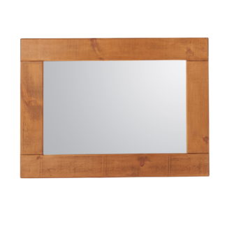 Rustic Plank Mirror, 36inches x 24inches  Glass Size