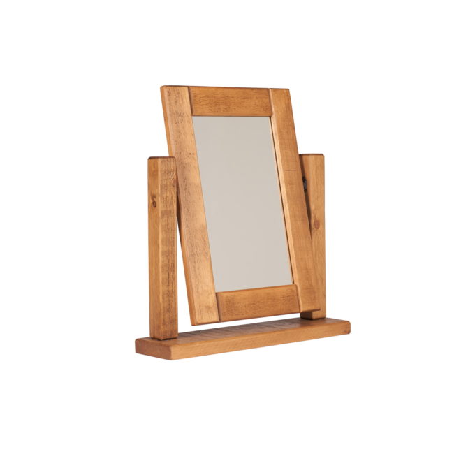 Rustic Plank Dressing Table Mirror 