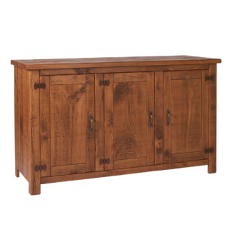 Rustic Plank 3 Door Sideboard