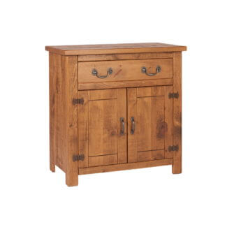 Rustic Plank 2 Door, 1 Drawer Sideboard