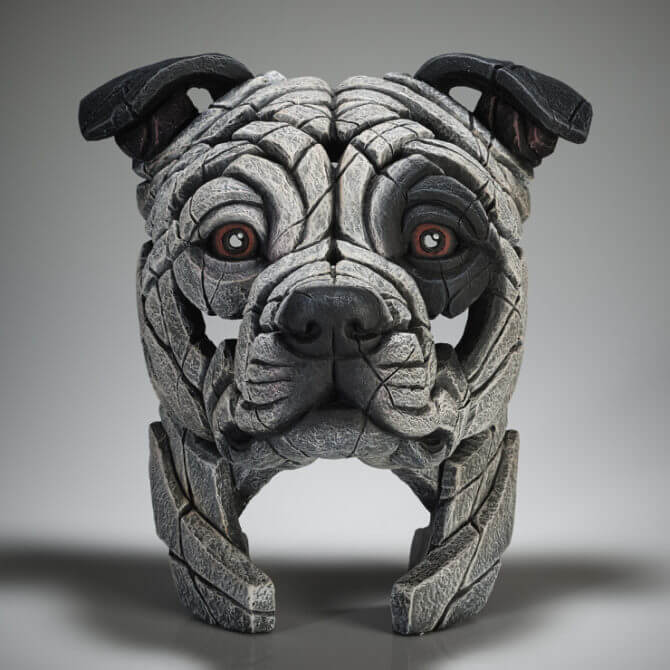 Pine and Oak Staffordshire  Bull Terrier - Patch