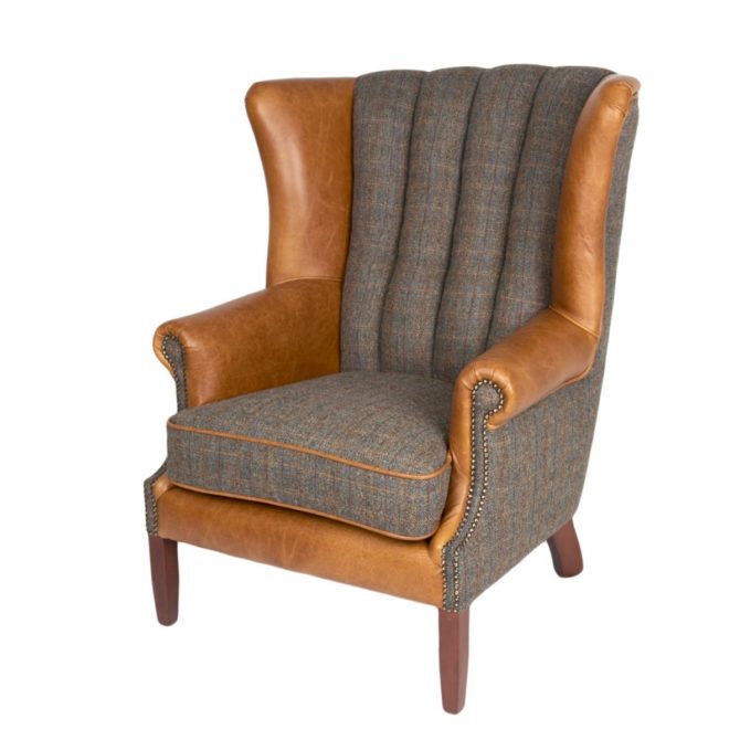 Fluted Wing Armchair 