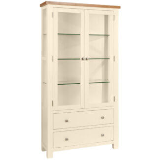 Dorchester Painted Glazed Display Cabinet