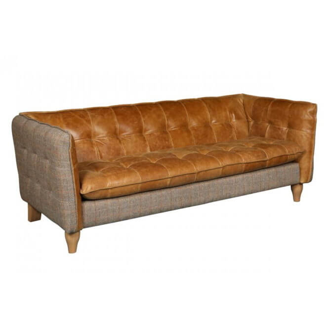 Pine and Oak Brunswick 2 Seater Sofa