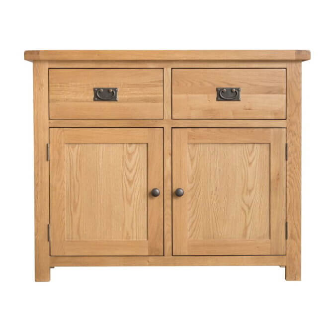 Pine and Oak Coburn 2 Door, 2 Drawer Sideboard