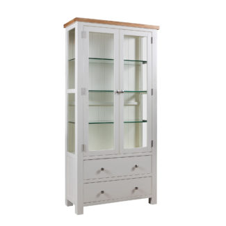Dorchester Painted Glazed Display Cabinet