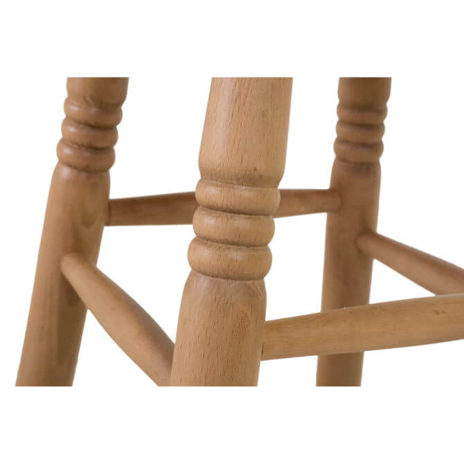 Pine and Oak High Beech Stool