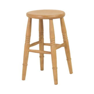 Pine and Oak High Beech Stool