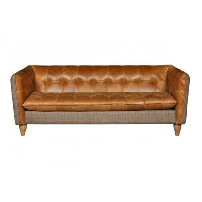 Pine and Oak Brunswick 2 Seater Sofa