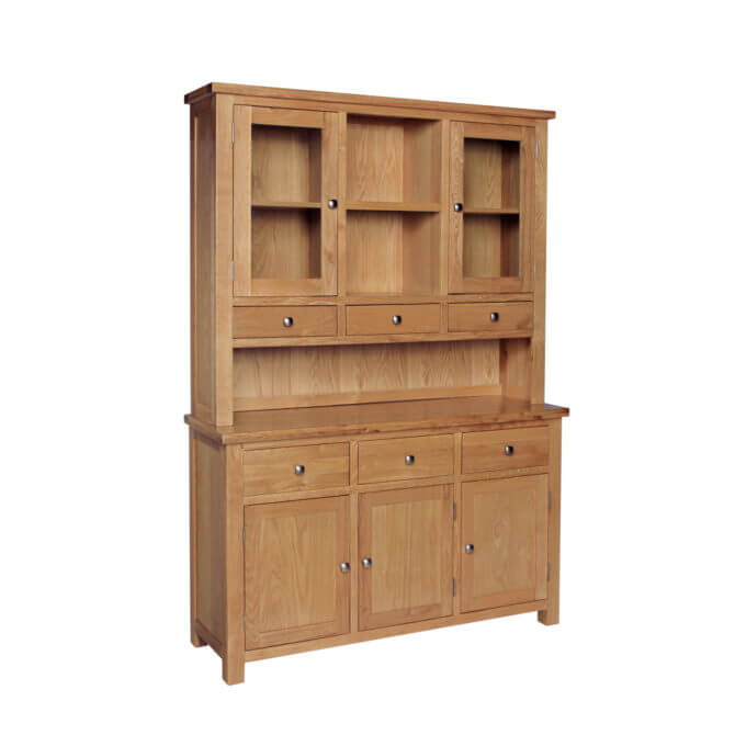 Pine and Oak Dorchester Oak Large Dresser