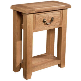 Somerset Oak 1 Drawer Console Table