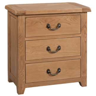 Pine and Oak Somerset Oak 3 Drawer Chest