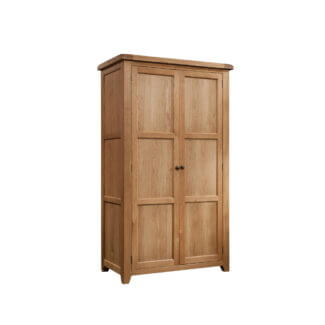 Somerset Oak Double Wardrobe