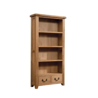 Somerset Oak Tall Wide Bookcase