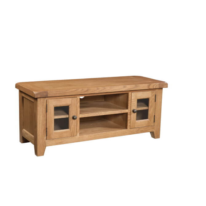 Pine and Oak Somerset Oak Large TV Unit