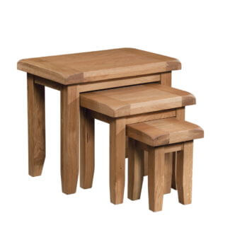 Somerset Oak Nest of Tables