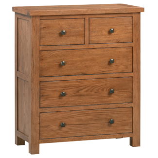Dorchester Dark Oak 2 over 3 Chest of Drawers