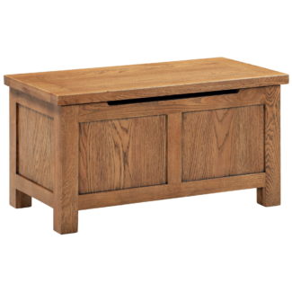 Dorchester Dark Oak Blanket Box