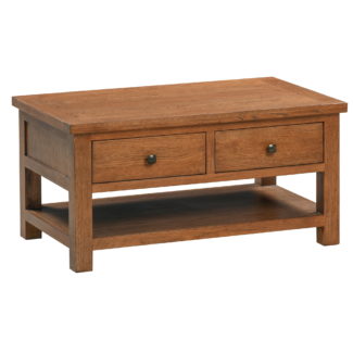 Dorchester Dark Oak 2 Drawer Coffee Table