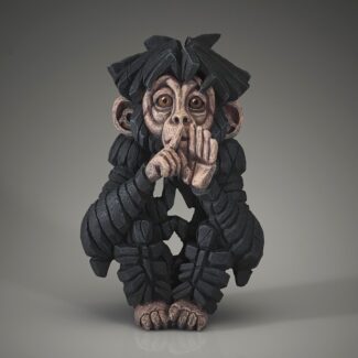 Edge Sculpture Baby Chimp "Speak No Evil"