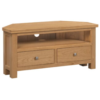 Dorchester Oak Large Corner TV Unit