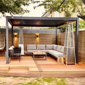 Titan 4.0m x 3.0m Grey Pergola
