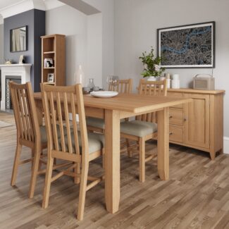 Elvedon Oak 1600mm Extending Table