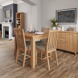 Elvedon Oak Flip Top Table