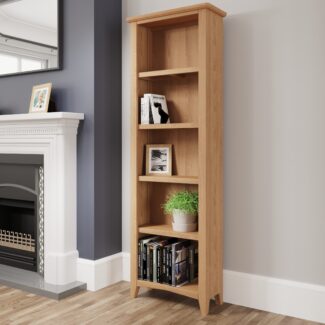 Elvedon Oak Large Bookcase