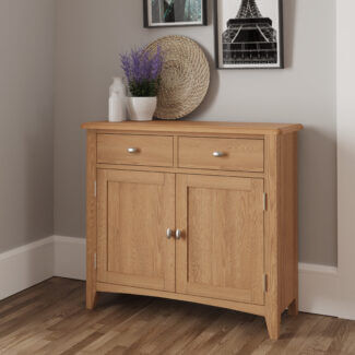 Elvedon Oak 2 Door, 2 Drawer Sideboard