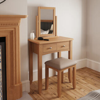 Elvedon Oak Dressing Table