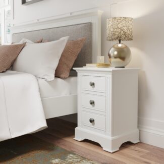 Chatsworth White Large Bedside