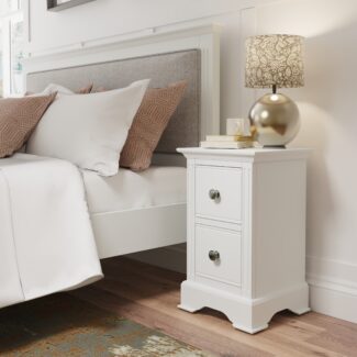 Chatsworth White Small Bedside