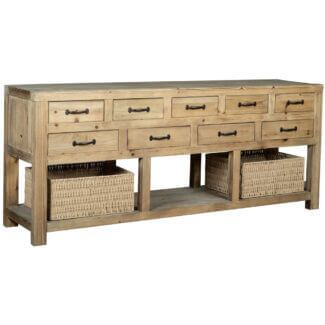 Artisan Reclaimed 9 Drawer Sideboard