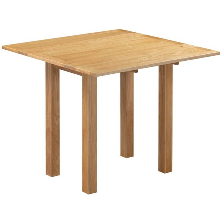 Dorchester Oak Square Drop Leaf Table Pine and Oak