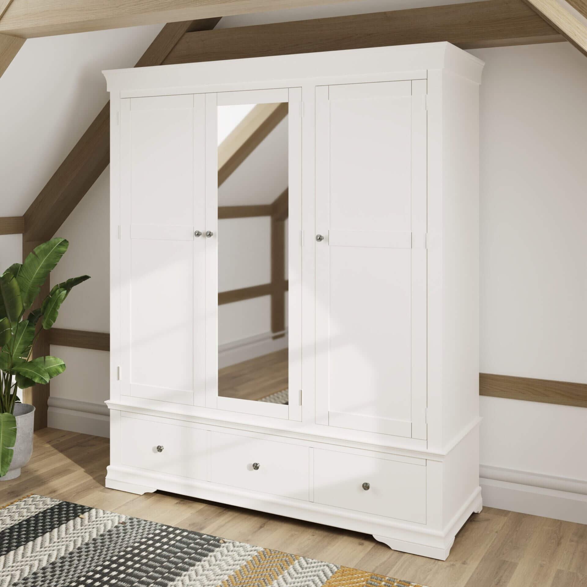White pine wardrobe with drawers discount