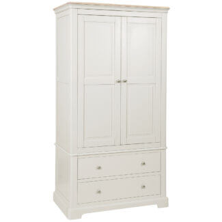 Glaze 2 Drawer Double Wardrobe