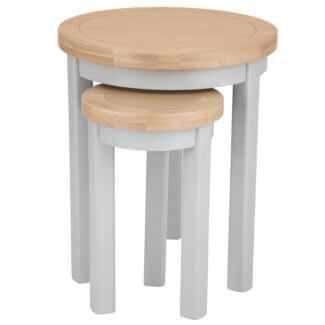 Coast Painted Nest of 2 Round Tables