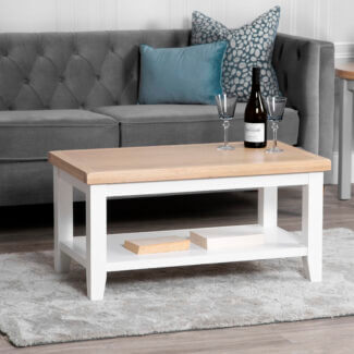 Coast Painted Small Coffee Table
