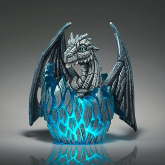 Edge Sculpture Dragon Egg Illumination - White