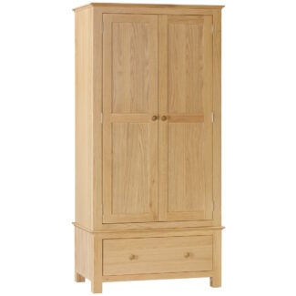 Windsor Oak 1 Drawer Wardrobe