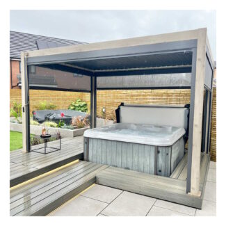 Titan 4.0m x 3.0m Wood Look Pergola